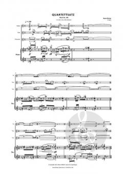 Quartettsatz Work No. 14B von Rune Glerup 