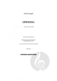 Opening 