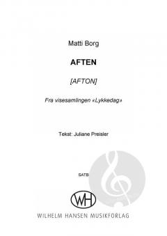 Aften (Afton) von Matti Borg 