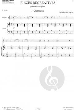 Pieces Recreatives 2 von Bera-Tagrine Nathalie 