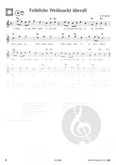 Merry Christmas für Es-Instrumente - mit QR-Codes 