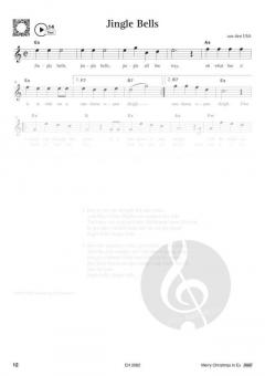 Merry Christmas für Es-Instrumente - mit QR-Codes 