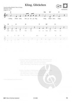 Merry Christmas für Keyboard - mit QR-Codes 