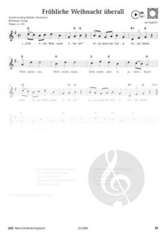 Merry Christmas für Keyboard - mit QR-Codes 