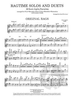 Ragtime Solos And Duets (Scott Joplin) 