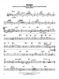 Sonny Rollins Omnibook 