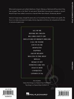 Pop Hits in a Classical Style 