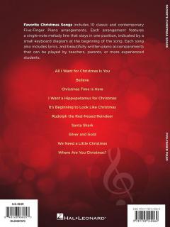 Favorite Christmas Songs for Five-Finger Piano 