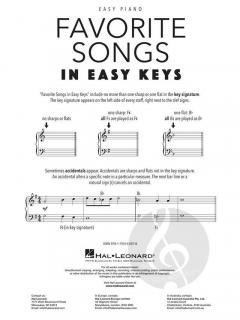 Favorite Songs - In Easy Keys 