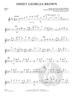 Sweet Georgia Brown von Ben Bernie 