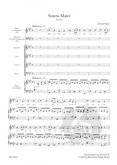 Sancta Mater N 125 von Gabriel Fauré 