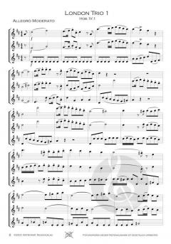 Londoner Trios 1-4 von Joseph Haydn 