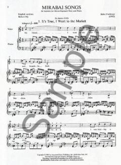 Mirabai Songs von John Harbison 