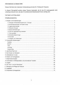 Übungsheft Posaune D3 von Bernd Nawrat 