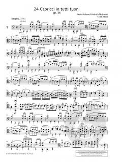 24 Capricen in allen Tonarten op. 35 von Justus Johann Friedrich Dotzauer 
