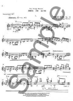 Sonata Op. 42 von Miklos Rozsa 