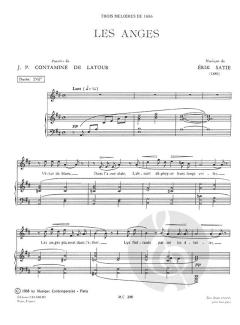 Satie Melodies et Chansons Voice Piano von Erik Satie 
