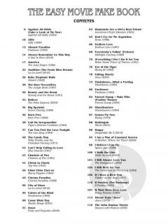 The Easy Movie Fake Book - 2nd Edition 