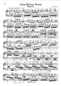 Album Of 25 Piano Favorites von Felix Mendelssohn Bartholdy 