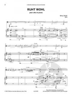 Ruht wohl von Betsy Jolas 