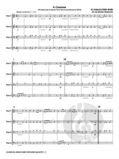 Classical Miniatures for Wind Quartet 