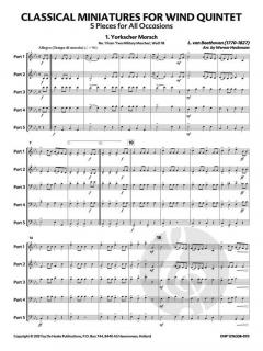 Classical Miniatures for Wind Quintet 