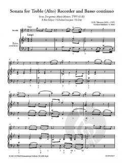 Sonata TWV 41:B3 B flat Major von Georg Philipp Telemann 