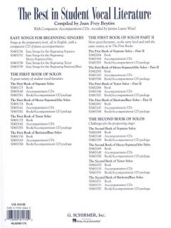 The First Book Of Mezzo-Soprano/Alto Solos von Joan Frey Boytim 