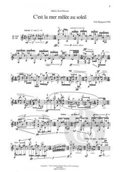 C'est la Mer Mêlée au Soleil von Erik Hojsgaard 