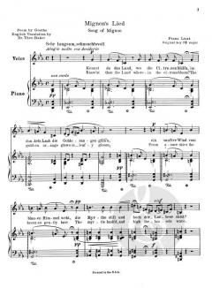 12 Songs For Low Voice von Franz Liszt 