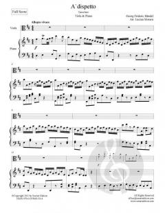 A'dispetto von Georg Friedrich Händel 