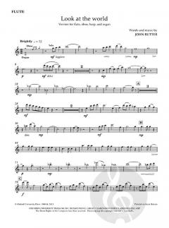 Look at the world von John Rutter 