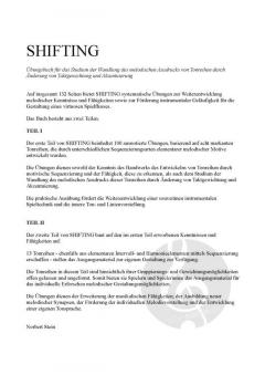Shifting von Norbert Stein 