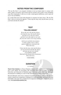 We Are the Ones von Marie-Claire Saindon 