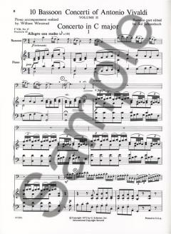 Ten Bassoon Concerti For Bassoon And Piano Vol.2 (Antonio Vivaldi) 