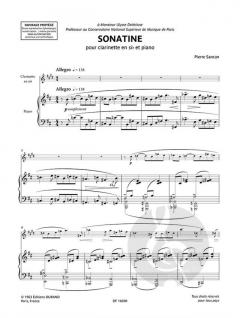 Sonatine von Pierre Sancan 