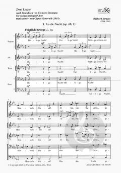 2 Lieder von Richard Strauss 