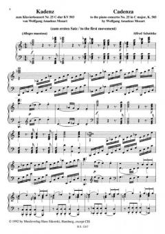 Cadenzas To Two Piano Concertos K39 and K503 von Wolfgang Amadeus Mozart 