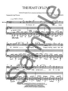 The Feast Of Love von Virgil Thomson 