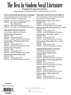 The First Book Of Baritone/Bass Solos Part 2 