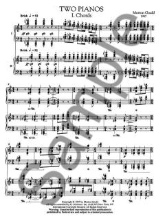 Two Pianos von Morton Gould 