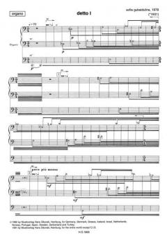 Detto I Sonata For Organ & Percussion (Sofia Gubaidulina) 