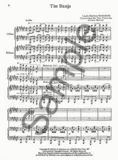 The Banjo von Louis Moreau Gottschalk für 2 Klaviere zu 4 Händen im Alle Noten Shop kaufen
