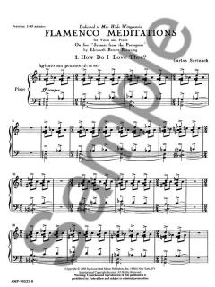 Flamenco Meditations von Carlos Surinach 