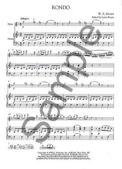 Rondo for Flute and Piano von Wolfgang Amadeus Mozart 