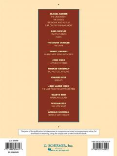 15 American Art Songs High Voice 