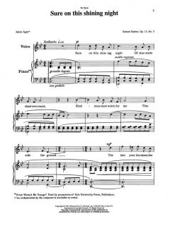 15 American Art Songs High Voice 