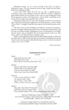 Shakespeare Songs Book 1 (Franz Schubert) 