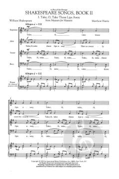 Shakespeare Songs Book 2 (Matthew Harris) 