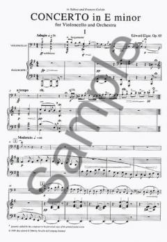 Concerto For Cello And Orchestra In E Minor Op.85 von Edward Elgar im Alle Noten Shop kaufen